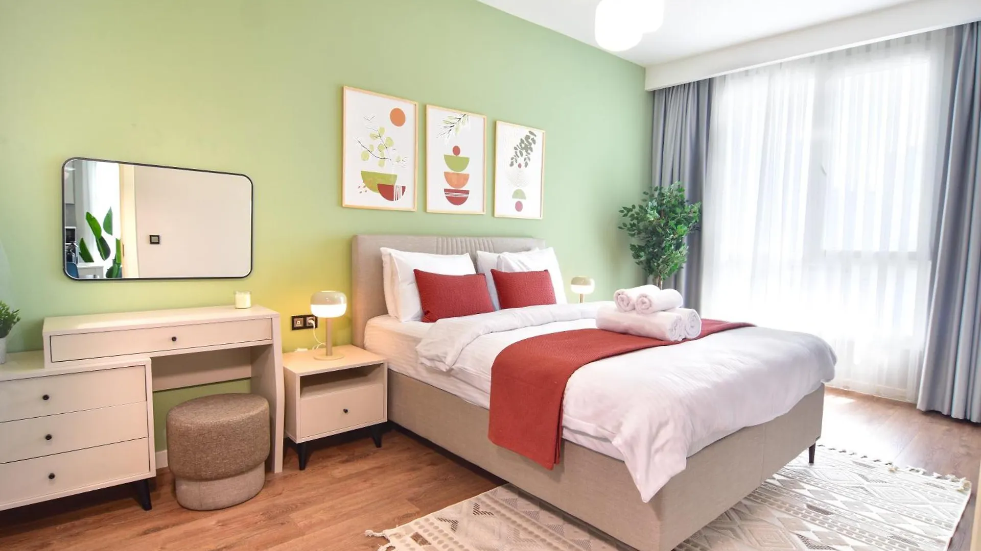 13Th Floor Brand New Cozy 2Br Apt With Balcony Стамбул Турция